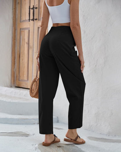 Kristine - Stijlvolle Hoge Taille Broek voor Vrouwen