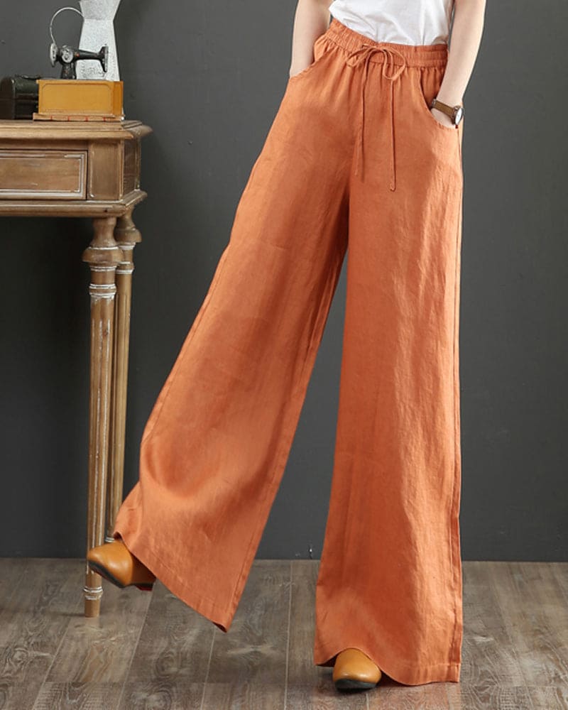 Eve - Comfortabele Broek in Effen Kleur voor Vrouwen