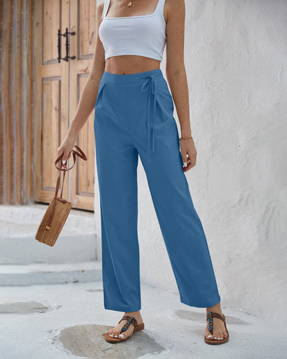 Kristine - Stijlvolle Hoge Taille Broek voor Vrouwen
