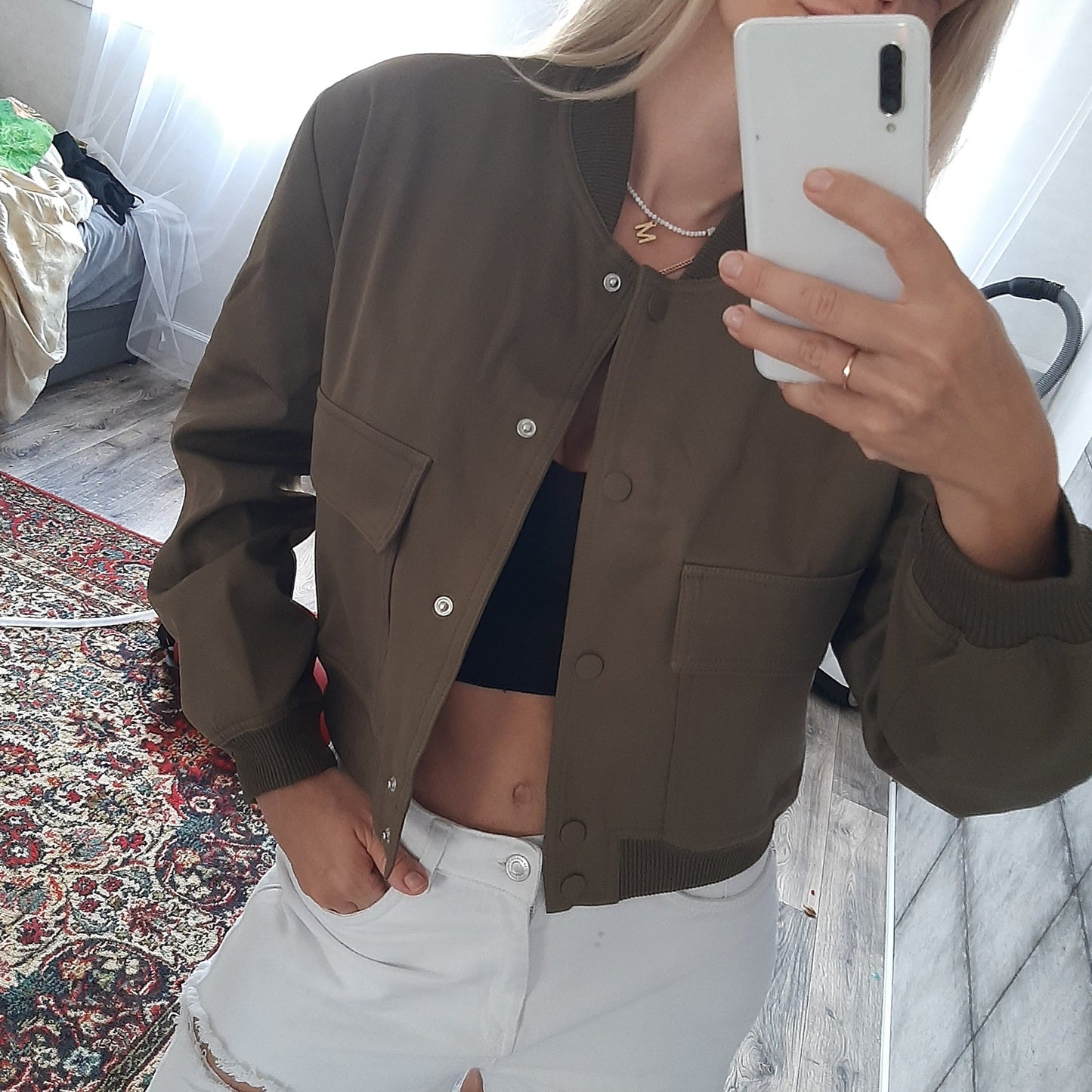 Leona Faye - Klassieke Bomberjack voor Dames
