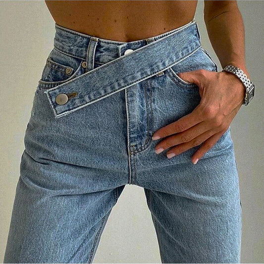 Sophia - Modieuze Hoge Taille Jeans voor de Zomer voor Dames