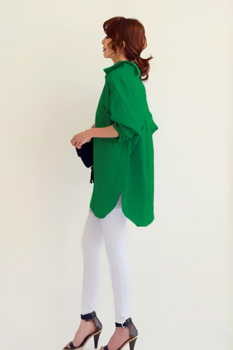 Chic Oversized Linnen Shirt