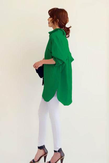 Chic Oversized Linnen Shirt