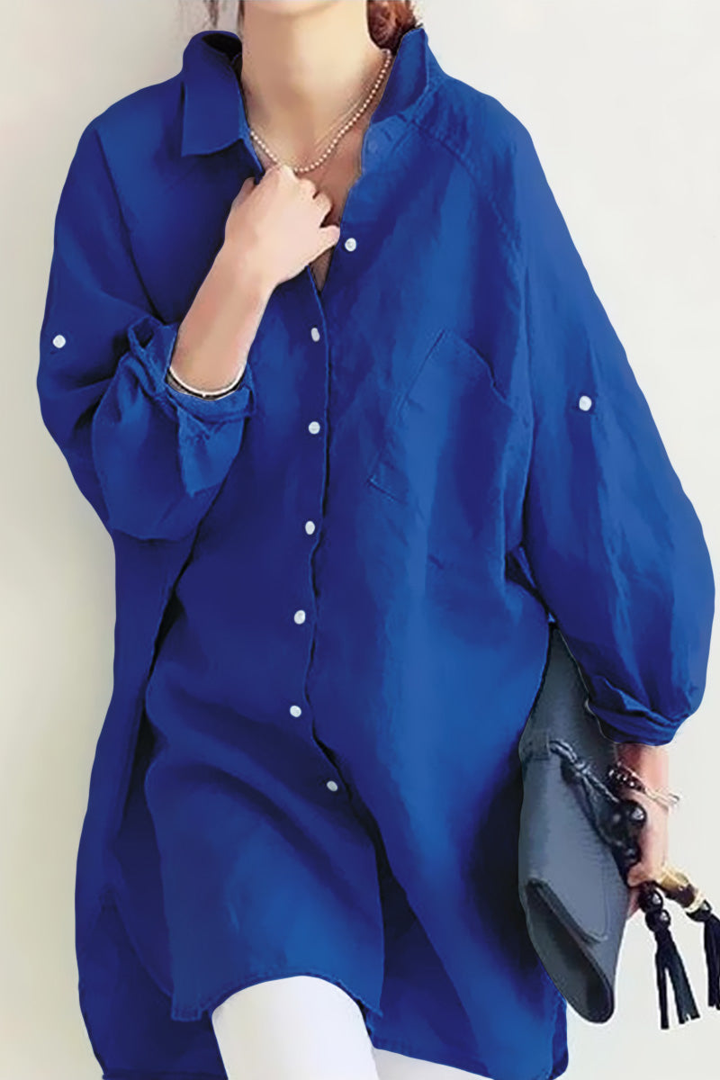 Chic Oversized Linnen Shirt