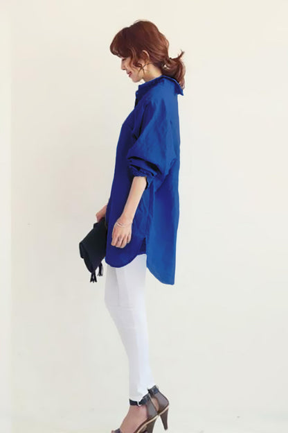 Chic Oversized Linnen Shirt