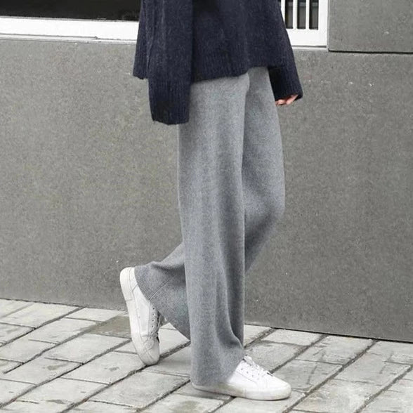 Jazlyn - Casual Winter Losse Elastische Rechte Broek voor Vrouwen