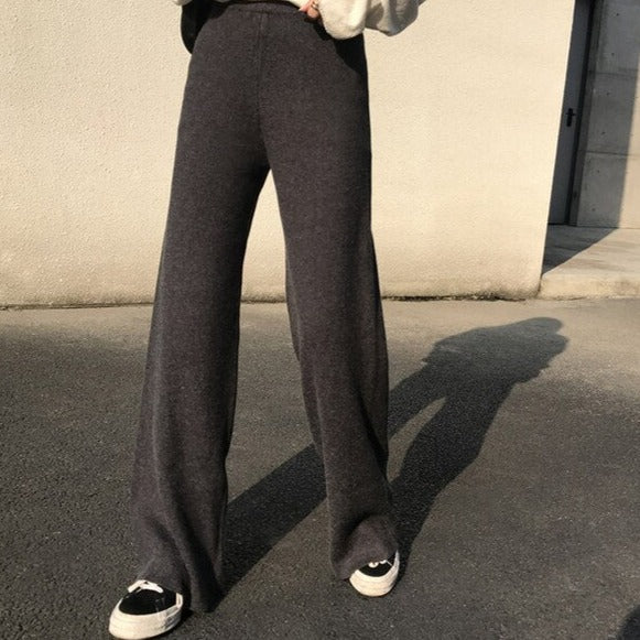 Jazlyn - Casual Winter Losse Elastische Rechte Broek voor Vrouwen