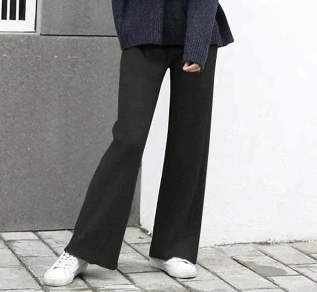 Jazlyn - Casual Winter Losse Elastische Rechte Broek voor Vrouwen