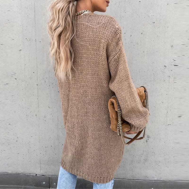 Nina | Gebreide Vest voor Herfst/Winter