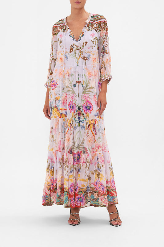 Elegante Roze Maxi Jurk