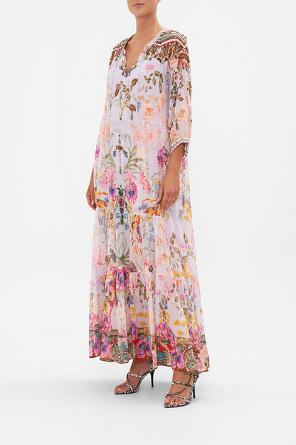 Elegante Roze Maxi Jurk