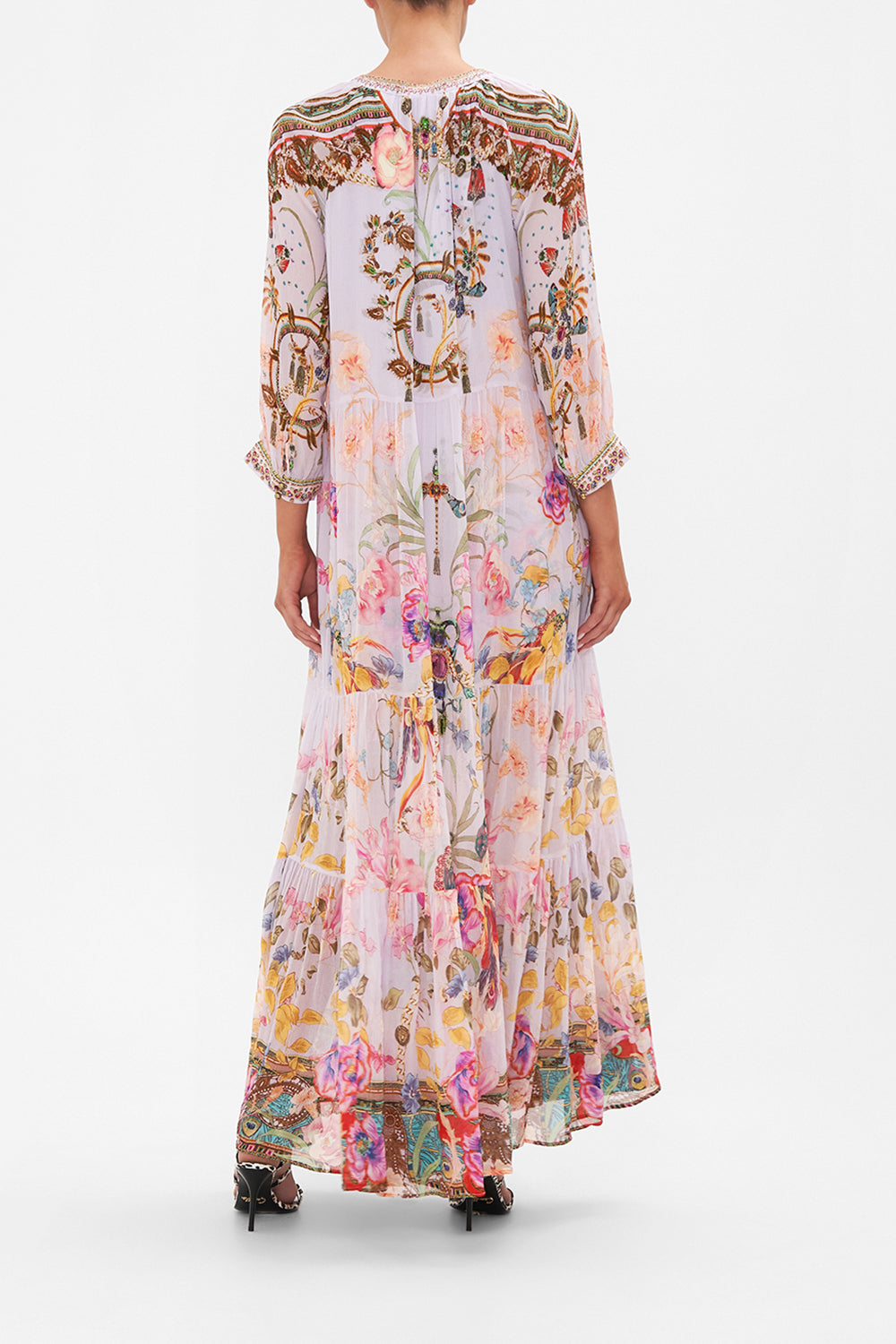 Elegante Roze Maxi Jurk