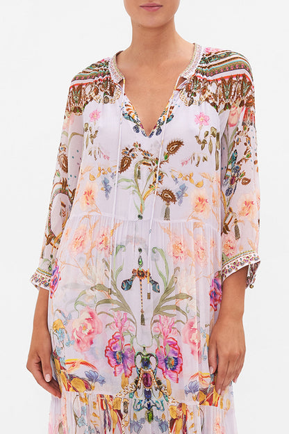 Elegante Roze Maxi Jurk