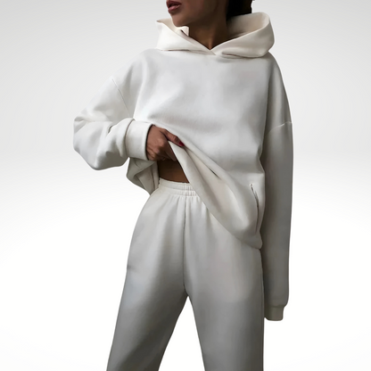 Freja | Sportieve cozy oversized hoodie en broek trainingspak