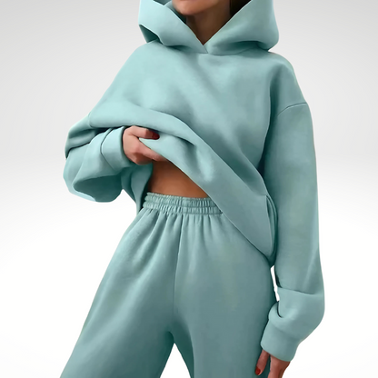 Freja | Sportieve cozy oversized hoodie en broek trainingspak