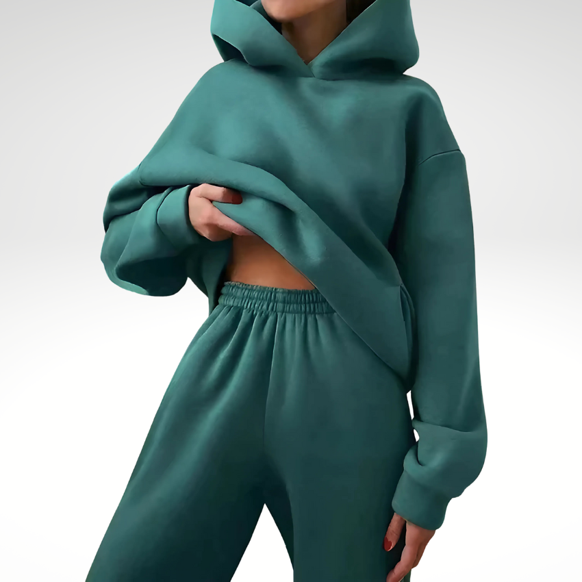 Freja | Sportieve cozy oversized hoodie en broek trainingspak