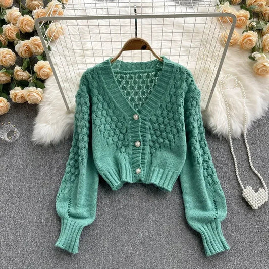 Lotte | Vest met parelknopen