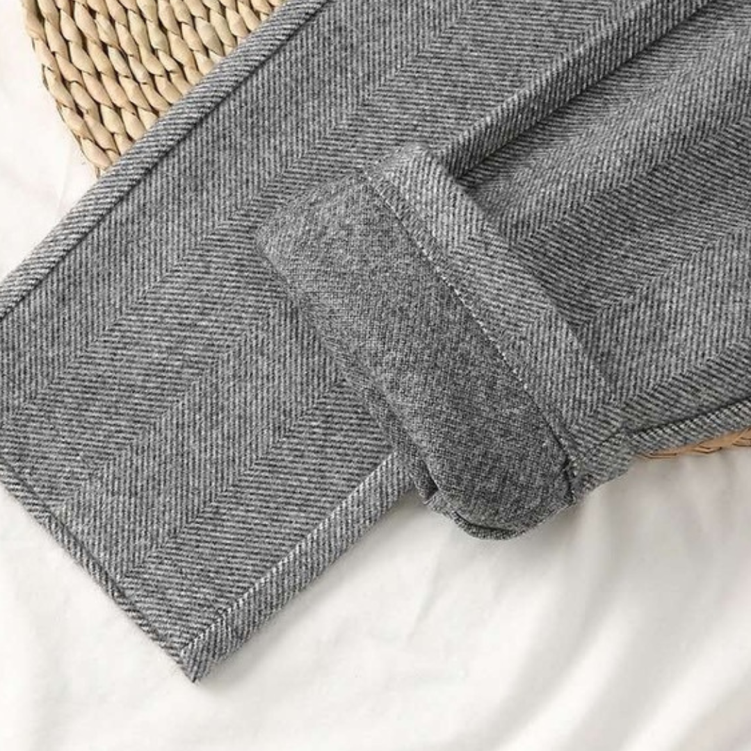Aya - Klassieke Herfst Wol Broek voor Vrouwen