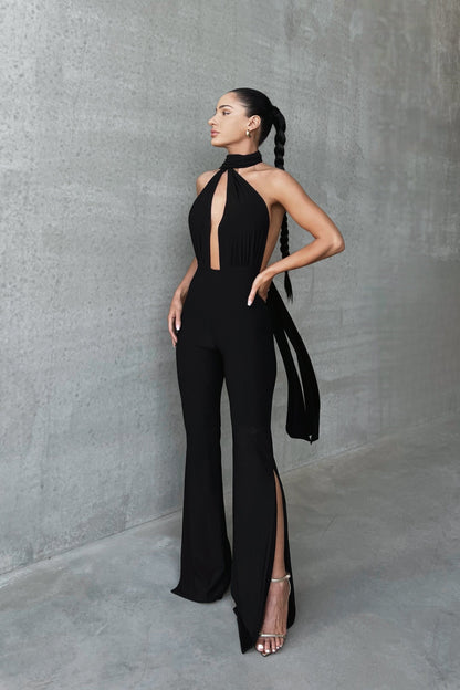 Multibroek Jumpsuit In Zwart