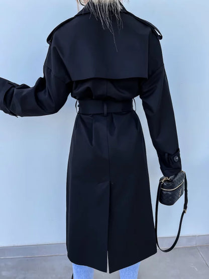 Lieke | Elegante trenchcoat met riem