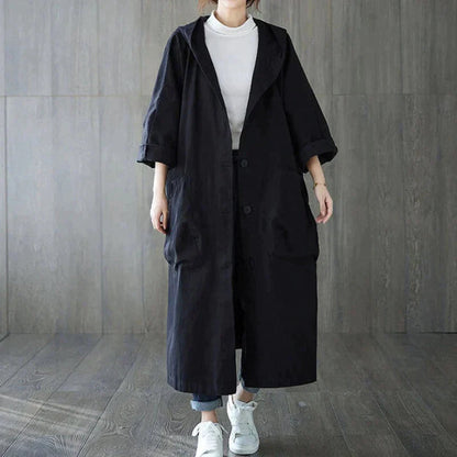 Luna's stijlvolle dames trenchcoat