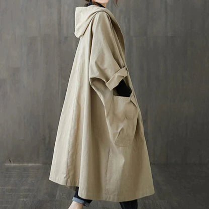 Luna's stijlvolle dames trenchcoat