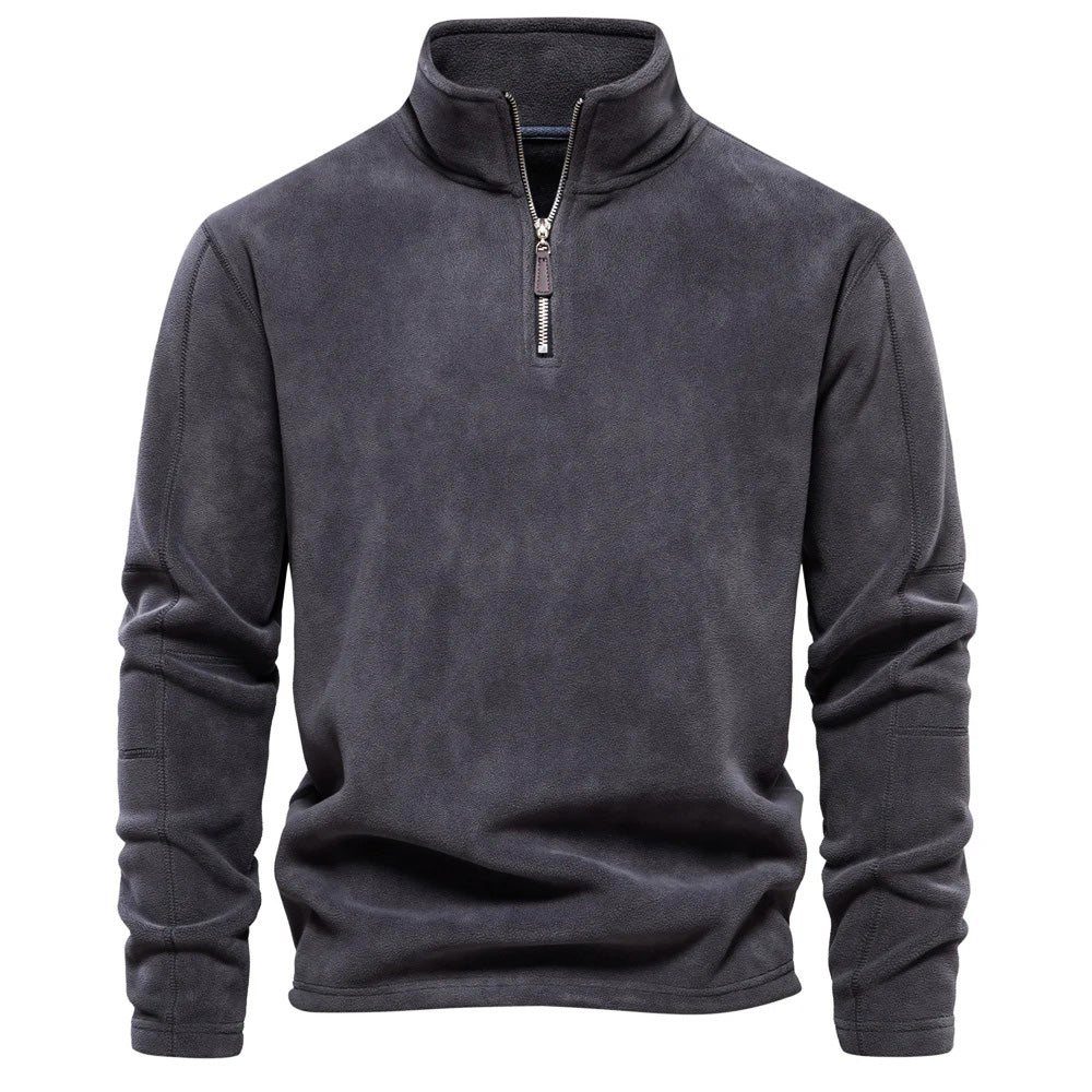 Romer | Casual Fleece Trui met Opstaande Kraag