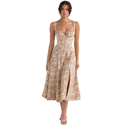 Sanne™ - Gebloemde Midriff Korter Jurk