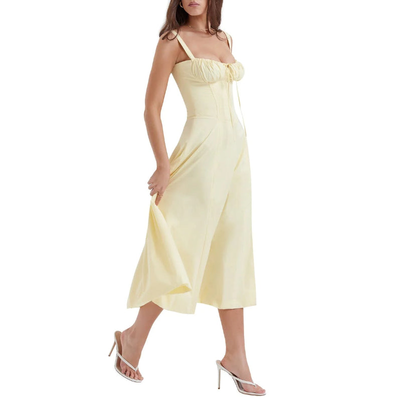 Sanne™ - Gebloemde Midriff Korter Jurk