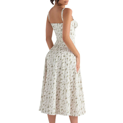 Sanne™ - Gebloemde Midriff Korter Jurk