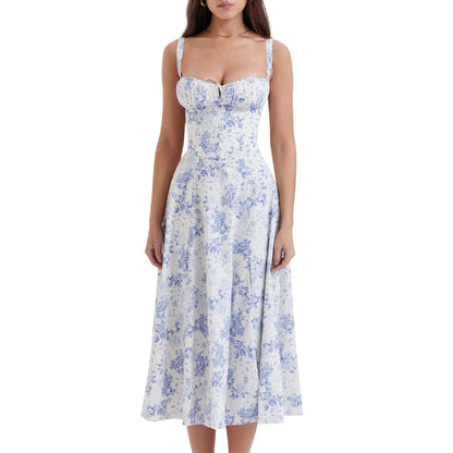 Sanne™ - Gebloemde Midriff Korter Jurk