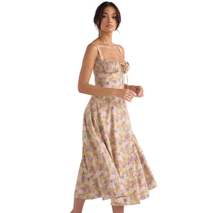 Sanne™ - Gebloemde Midriff Korter Jurk
