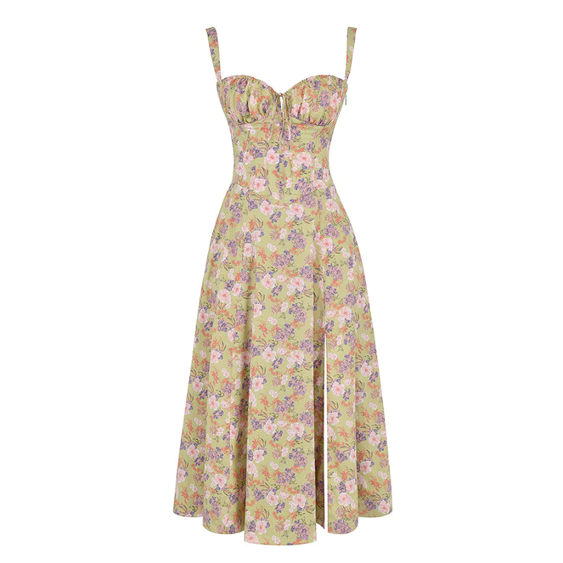 Sanne™ - Gebloemde Midriff Korter Jurk