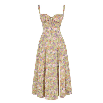 Sanne™ - Gebloemde Midriff Korter Jurk