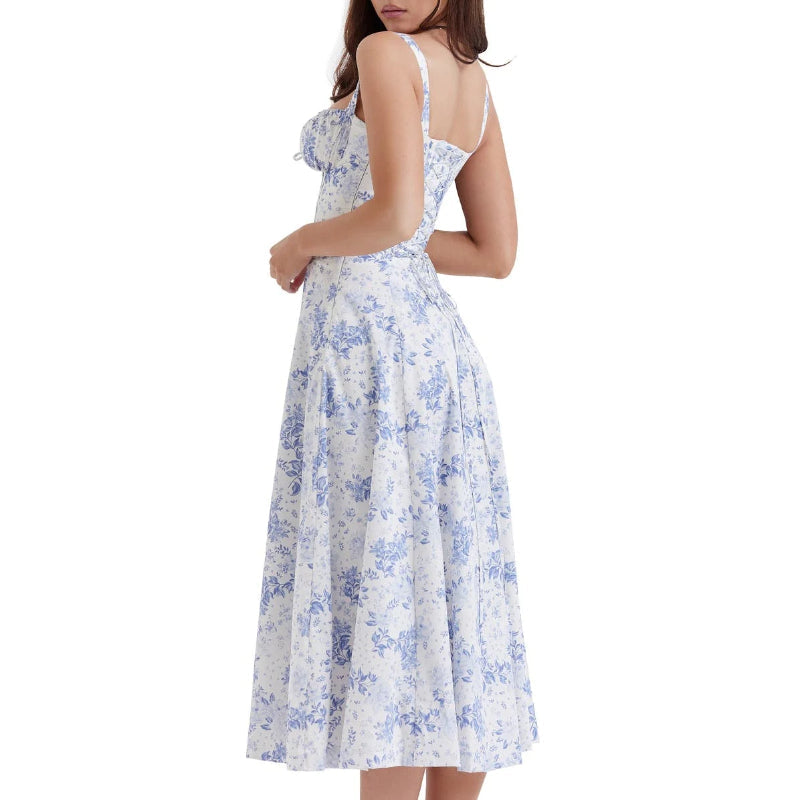 Sanne™ - Gebloemde Midriff Korter Jurk