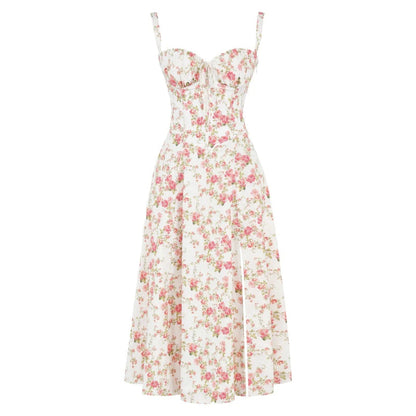 Sanne™ - Gebloemde Midriff Korter Jurk