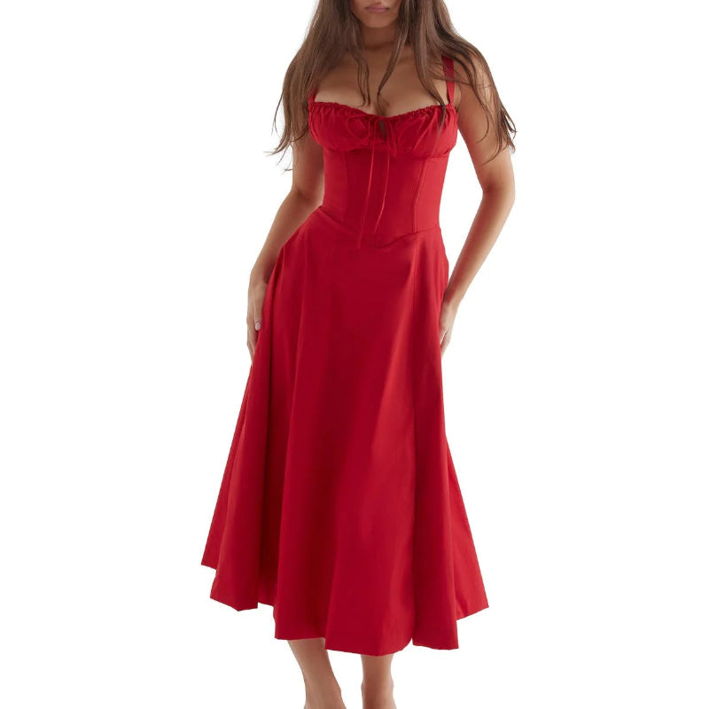 Sanne™ - Gebloemde Midriff Korter Jurk