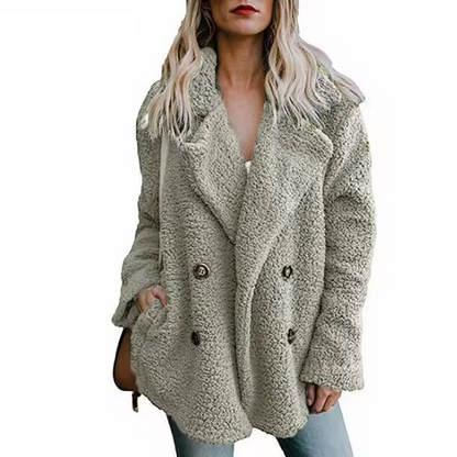 Nora | Stijlvolle Dames Kunstbontjas voor Koude Winterdagen