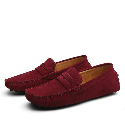 Luca - Elegante Italiaanse Stijl Suède Loafers voor Mannen