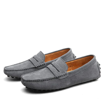 Luca - Elegante Italiaanse Stijl Suède Loafers voor Mannen