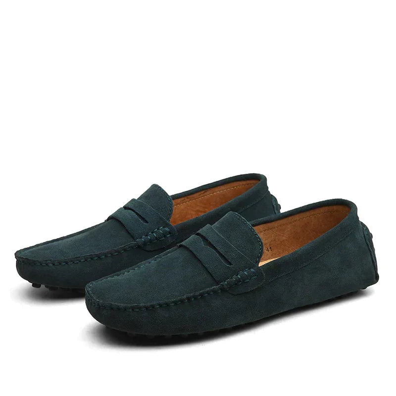Luca - Elegante Italiaanse Stijl Suède Loafers voor Mannen