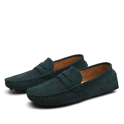 Luca - Elegante Italiaanse Stijl Suède Loafers voor Mannen