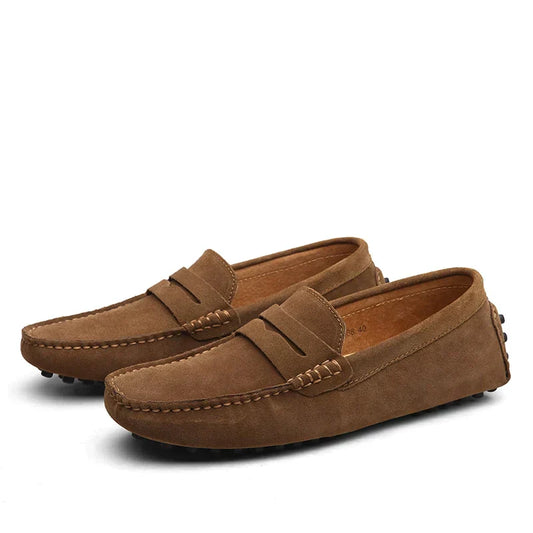 Luca - Elegante Italiaanse Stijl Suède Loafers voor Mannen