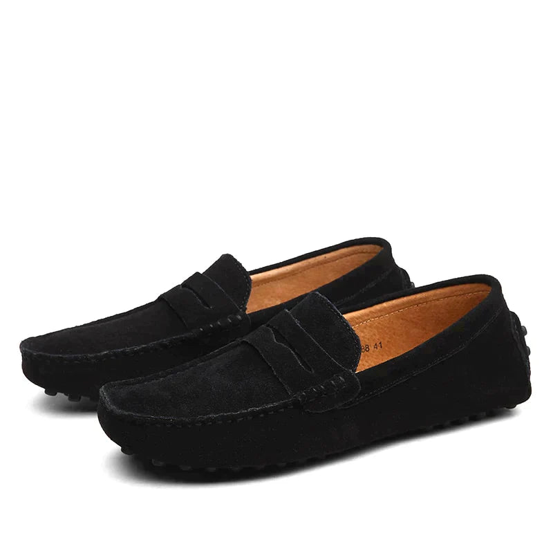 Luca - Elegante Italiaanse Stijl Suède Loafers voor Mannen