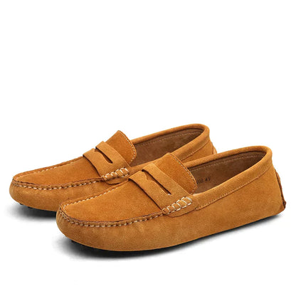 Luca - Elegante Italiaanse Stijl Suède Loafers voor Mannen