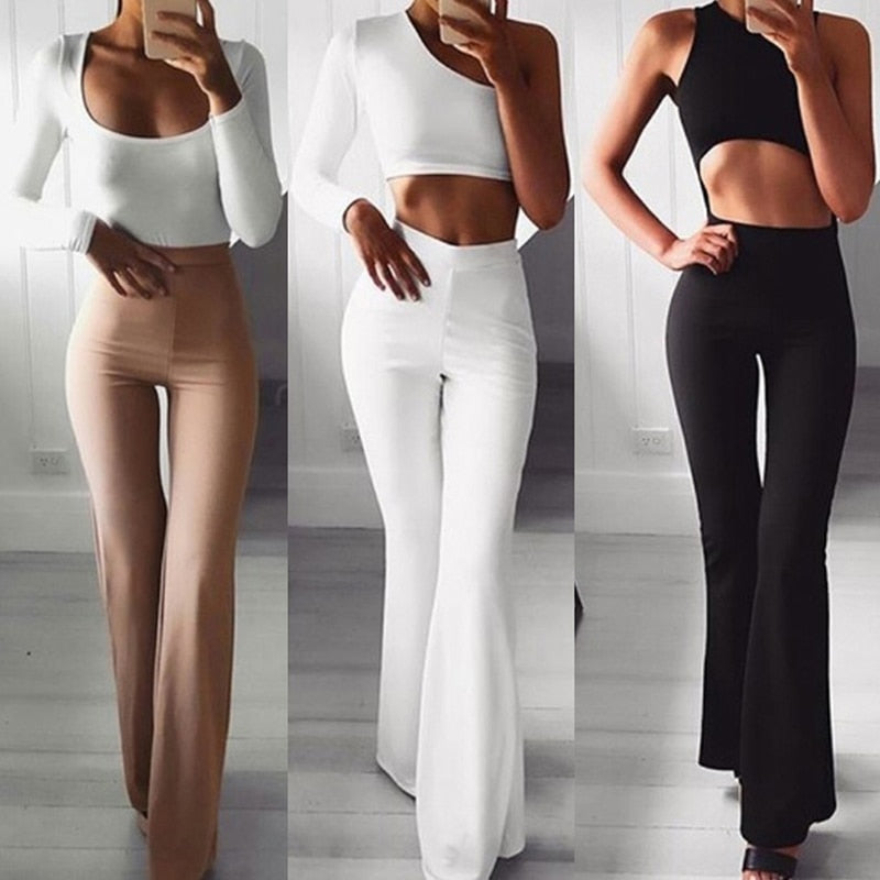 Felicia - Elegante High-Waist Flared Broek voor Dames