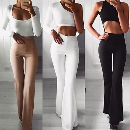 Felicia - Elegante High-Waist Flared Broek voor Dames