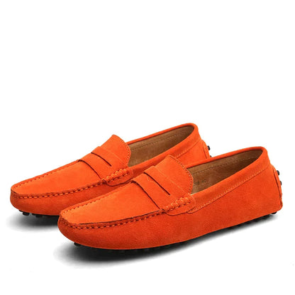 Luca - Elegante Italiaanse Stijl Suède Loafers voor Mannen
