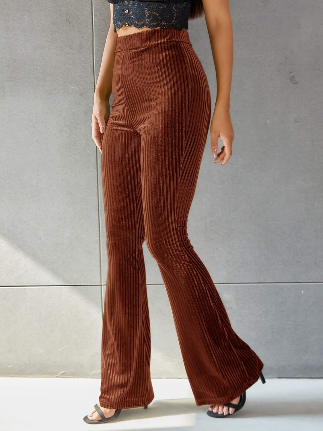 Harley - High Waist Corduroy Broek voor Vrouwen
