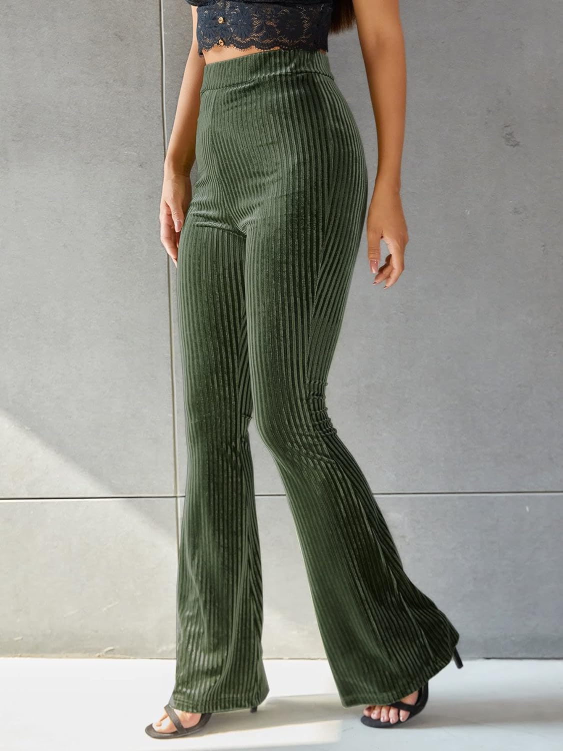 Harley - High Waist Corduroy Broek voor Vrouwen
